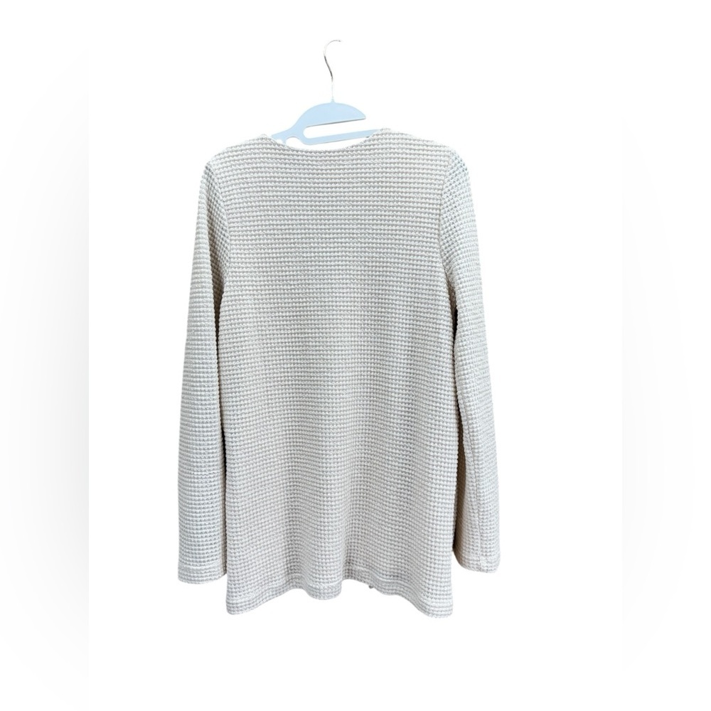 Sabo.Elegant beige Cardigan Sweater - Picture 6 of 16